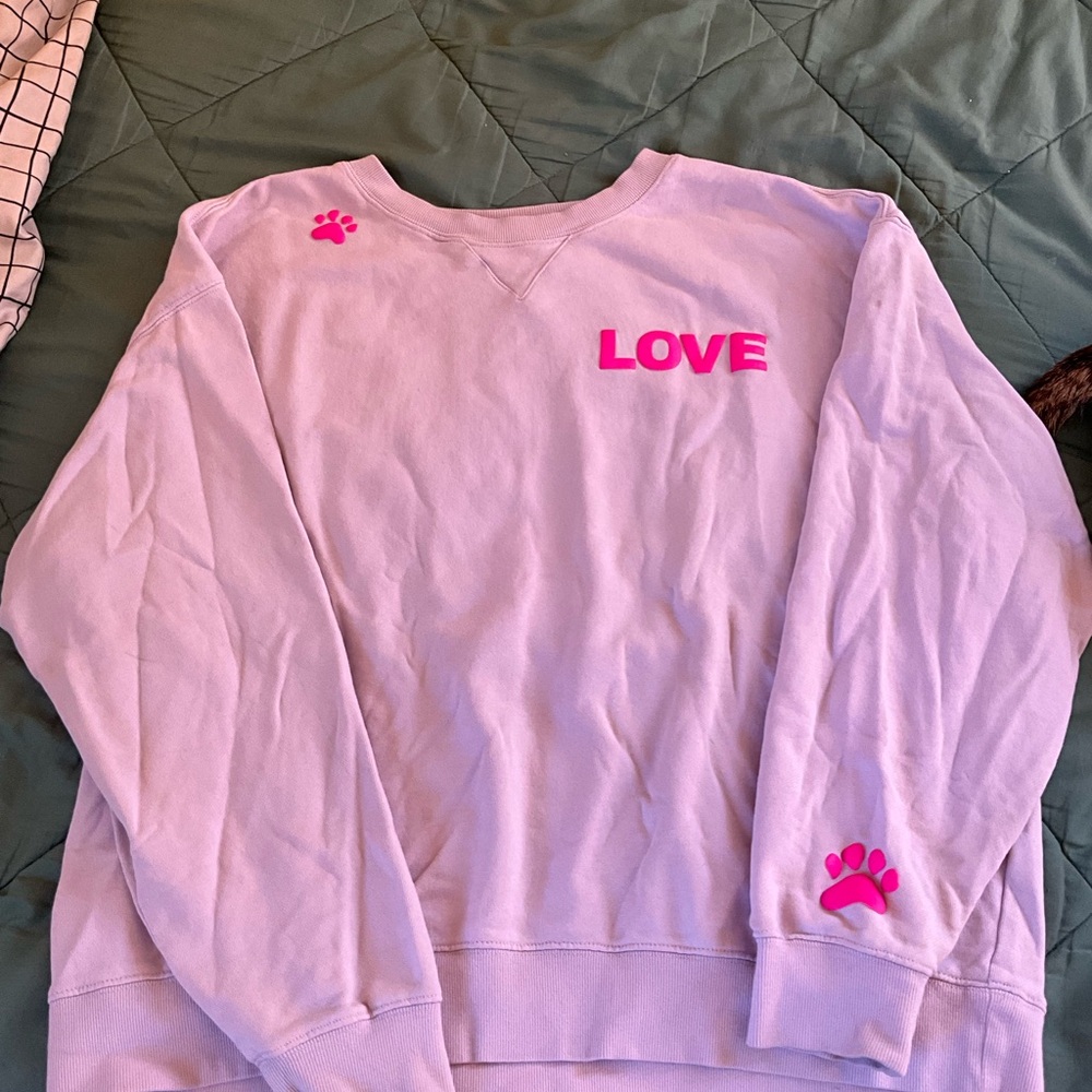 Wildfox Pink and White Sweater